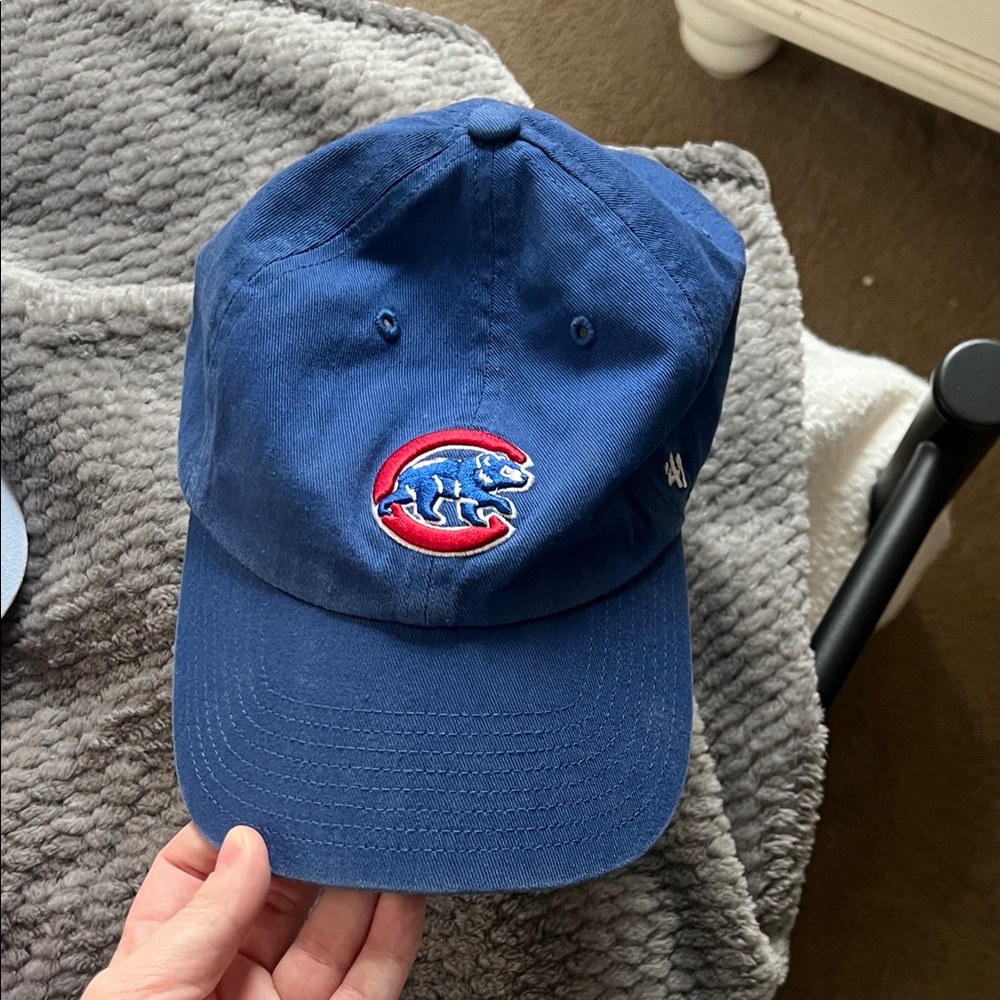 Blue Baseball Cap with Logo Cubs